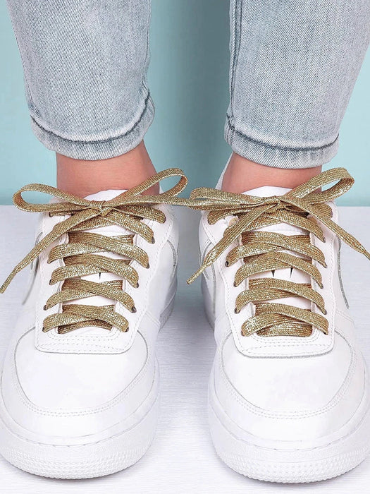 SHEIN Un par de cordones brillantes y versátiles para mujer - Quierox - Tienda Online
