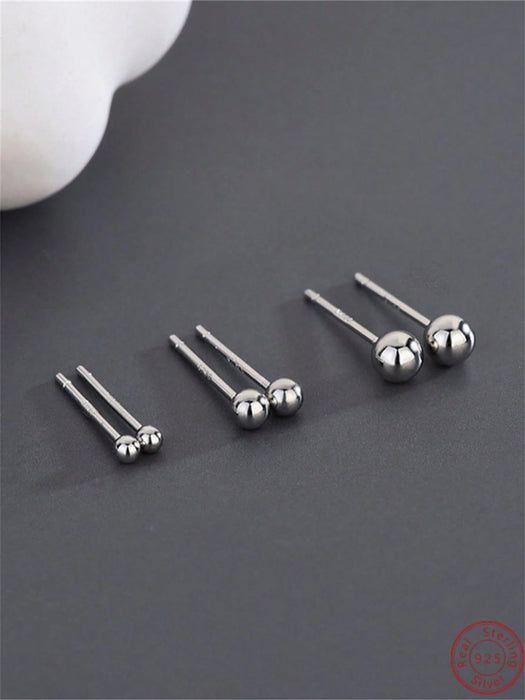 Shein Un set de 6 de bola Pendientes de tachuela ( 3MM - Quierox - Tienda Online