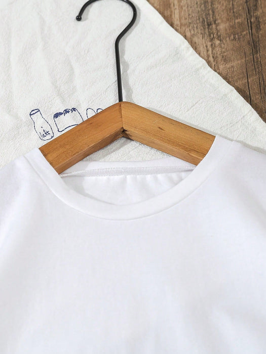 SHEIN Una camiseta adorable y moderna con un estampado floral - Quierox - Tienda Online
