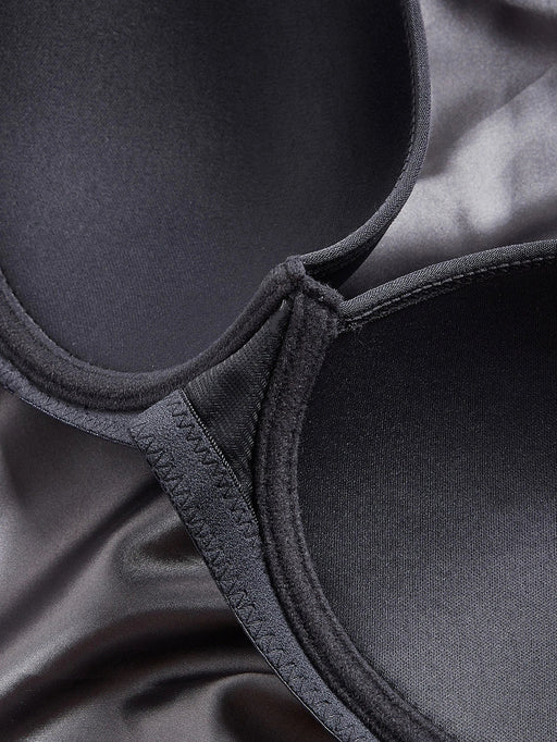 Shein Underwear Conjunto de 3 sujetadores de copa suave de microfibra con copa completa y push up - Quierox - Tienda Online