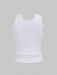 SHEIN Unity Camiseta sin mangas ajustada para mujer con estampado de letras - Quierox - Tienda Online