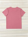 SHEIN Unity Camisetas gráficas de mujer con cuello redondo y estampado de mariposa - Quierox - Tienda Online