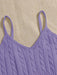 SHEIN Unity Top de tirantes tejido de cable - Quierox - Tienda Online