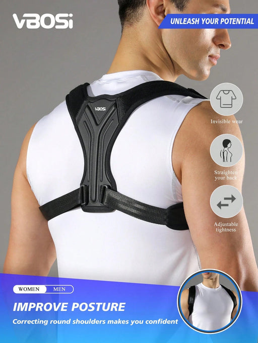 Shein VBOSI Corrector de postura ajustable para espalda y hombros, unisex - Quierox - Tienda Online