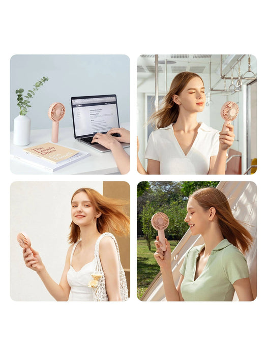 Shein Ventilador de mano, pequeño y portátil con 3 velocidades, recargable por USB - Quierox - Tienda Online