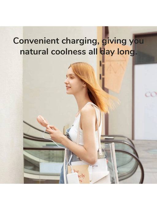 Shein Ventilador de mano, pequeño y portátil con 3 velocidades, recargable por USB - Quierox - Tienda Online