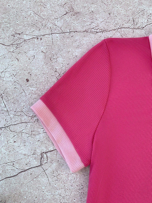 SHEIN Vestido ajustado de punto acanalado con botones - Quierox - Tienda Online