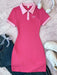 SHEIN Vestido ajustado de punto acanalado con botones - Quierox - Tienda Online