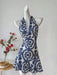 Shein Vestido corto halter sin espalda con estampado integral y estilo casual para mujer de INAWLY - Quierox - Tienda Online