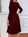 SHEIN Vestido cruzado clásico con bajo plisado - Quierox - Tienda Online