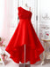 SHEIN Vestido de fiesta con hombro oblicuo, bajo asimétrico brillante - Quierox - Tienda Online