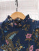 SHEIN Vestido de niña con estampado floral, volantes, bajo plisado y cinturón - Quierox - Tienda Online