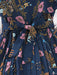 SHEIN Vestido de niña con estampado floral, volantes, bajo plisado y cinturón - Quierox - Tienda Online