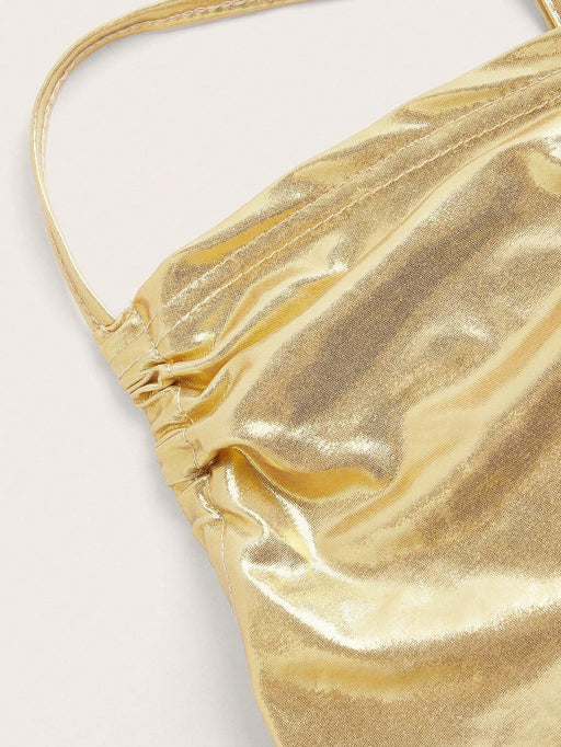 SHEIN Vestido de tirantes Celure de color liso para mujer, talla grande, a la moda - Quierox - Tienda Online