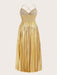 SHEIN Vestido de tirantes Celure de color liso para mujer, talla grande, a la moda - Quierox - Tienda Online