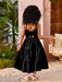 SHEIN Vestido de tirantes con lazo para niña, ideal para resort, playa, vacaciones - Quierox - Tienda Online