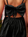SHEIN Vestido de tirantes con lazo para niña, ideal para resort, playa, vacaciones - Quierox - Tienda Online