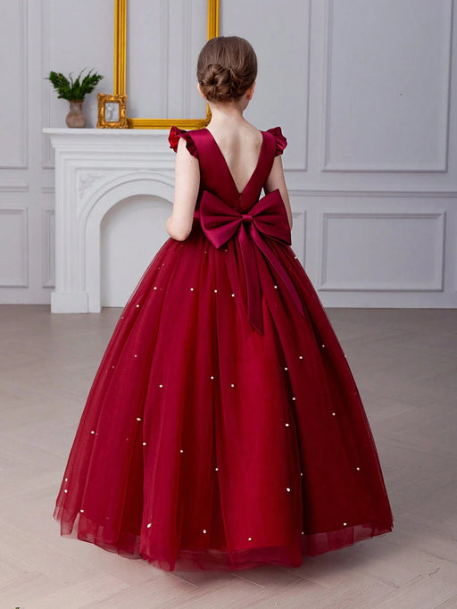 SHEIN Vestido elegante de fiesta de Navidad para niña - Quierox - Tienda Online