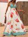 SHEIN Vestido informal moderno Breezaya cruzado sin espalda para vacaciones. - Quierox - Tienda Online