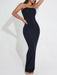 Shein Vestido largo convertible sin tirantes para mujer - Quierox - Tienda Online