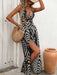 SHEIN Vestido largo informal de Breezaya con escote palabra de honor, estampado - Quierox - Tienda Online