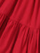 SHEIN Vestido lencero rojo para preadolescentes con diseño de lazo, silueta en línea A - Quierox - Tienda Online