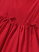 SHEIN Vestido lencero rojo para preadolescentes con diseño de lazo, silueta en línea A - Quierox - Tienda Online