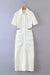 SHEIN Vestido midi con espalda descubierta, botones y fruncido latera para mujer - Quierox - Tienda Online