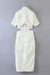 SHEIN Vestido midi con espalda descubierta, botones y fruncido latera para mujer - Quierox - Tienda Online