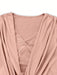 Shein Vestido mini ajustado sexy con escote en V para mujer, color liso, ideal para fiestas de adultos - Quierox - Tienda Online