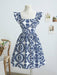 SHEIN Vestido mini para adolescentes de cuello cuadrado sin mangas - Quierox - Tienda Online