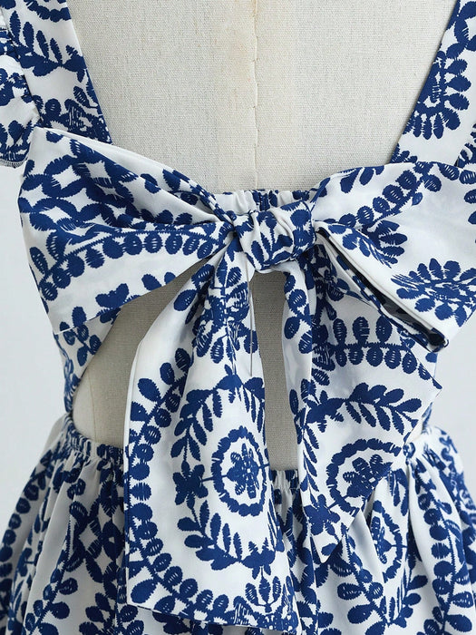 SHEIN Vestido mini para adolescentes de cuello cuadrado sin mangas - Quierox - Tienda Online
