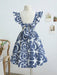 SHEIN Vestido mini para adolescentes de cuello cuadrado sin mangas - Quierox - Tienda Online
