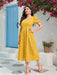 SHEIN Vestido Modelyn de jacquard con cuello cuadrado, mangas abullonadas - Quierox - Tienda Online