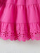 SHEIN Vestido para niña con bajo fruncido y corte láser - Quierox - Tienda Online