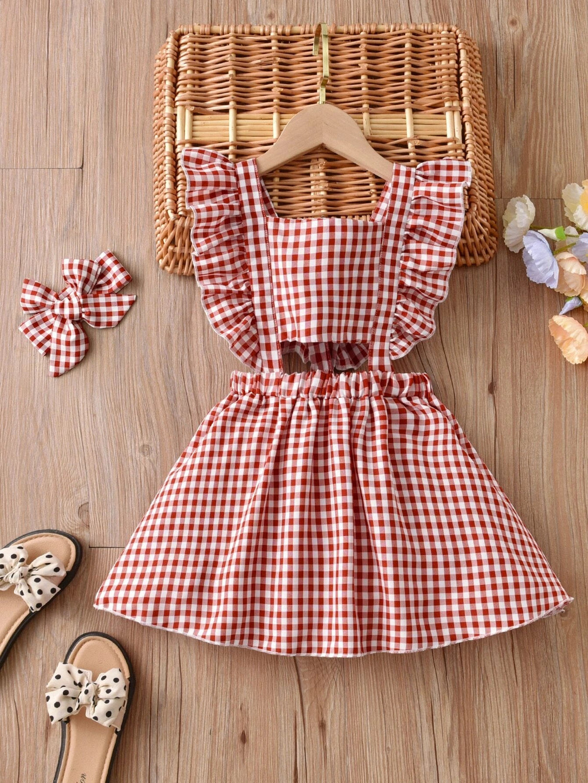 Vestido Rojo Con Puntos Blancos Shein Shein Vestido Verde De