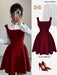 SHEIN Vestido Selianne sin mangas, de corte A, con escote cuadrado y bajo fruncido - Quierox - Tienda Online