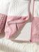SHEIN Vintaside Kids Sudadera con cremallera y bloques de color para niña - Quierox - Tienda Online