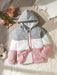 SHEIN Vintaside Kids Sudadera con cremallera y bloques de color para niña - Quierox - Tienda Online