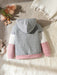 SHEIN Vintaside Kids Sudadera con cremallera y bloques de color para niña - Quierox - Tienda Online