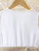 SHEIN Vintaside Kids Vestido de verano para niña con estampado floral y volantes - Quierox - Tienda Online