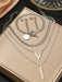 SHEIN WOiWOi Conjunto de joyas de varias piezas de acero inoxidable - Quierox - Tienda Online