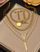 SHEIN WOiWOi Conjunto de joyas de varias piezas de acero inoxidable - Quierox - Tienda Online