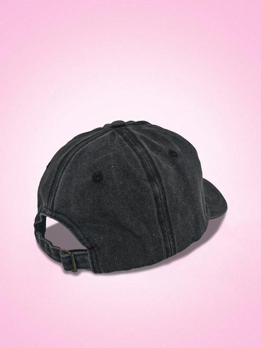 SHEIN X LAS CHICAS SUPERPODEROSAS Gorra de béisbol unisex informal bordada con el personaje de dibujos animados - Quierox - Tienda Online