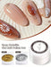 Shein XEIJAYI 2 piezas de esmalte de uñas en gel metálico pintado, arte de uñas creativo, elástico, metálico - Quierox - Tienda Online