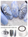 Shein XEIJAYI 2 piezas de esmalte de uñas en gel metálico pintado, arte de uñas creativo, elástico, metálico - Quierox - Tienda Online