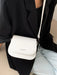 SHEIN Yogodlns Bolsa de sillín ligera, informal, con detalle de letras - Quierox - Tienda Online