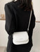 SHEIN Yogodlns Bolsa de sillín ligera, informal, con detalle de letras - Quierox - Tienda Online
