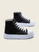 SHEIN Zapatillas altas de lona para mujer, transpirables, cómodas, ligeras, con suela gruesa - Quierox - Tienda Online