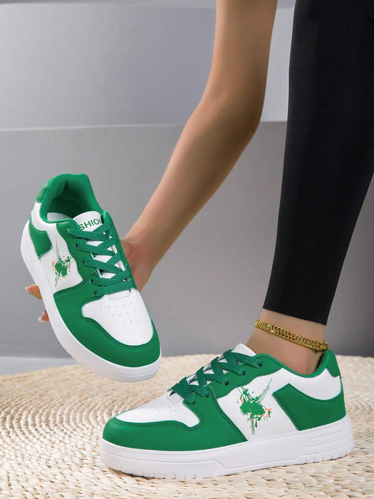 SHEIN Zapatillas blancas con suela gruesa para mujer - Quierox - Tienda Online